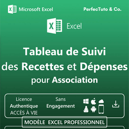 Tableau des Recettes et Dépenses pour Association