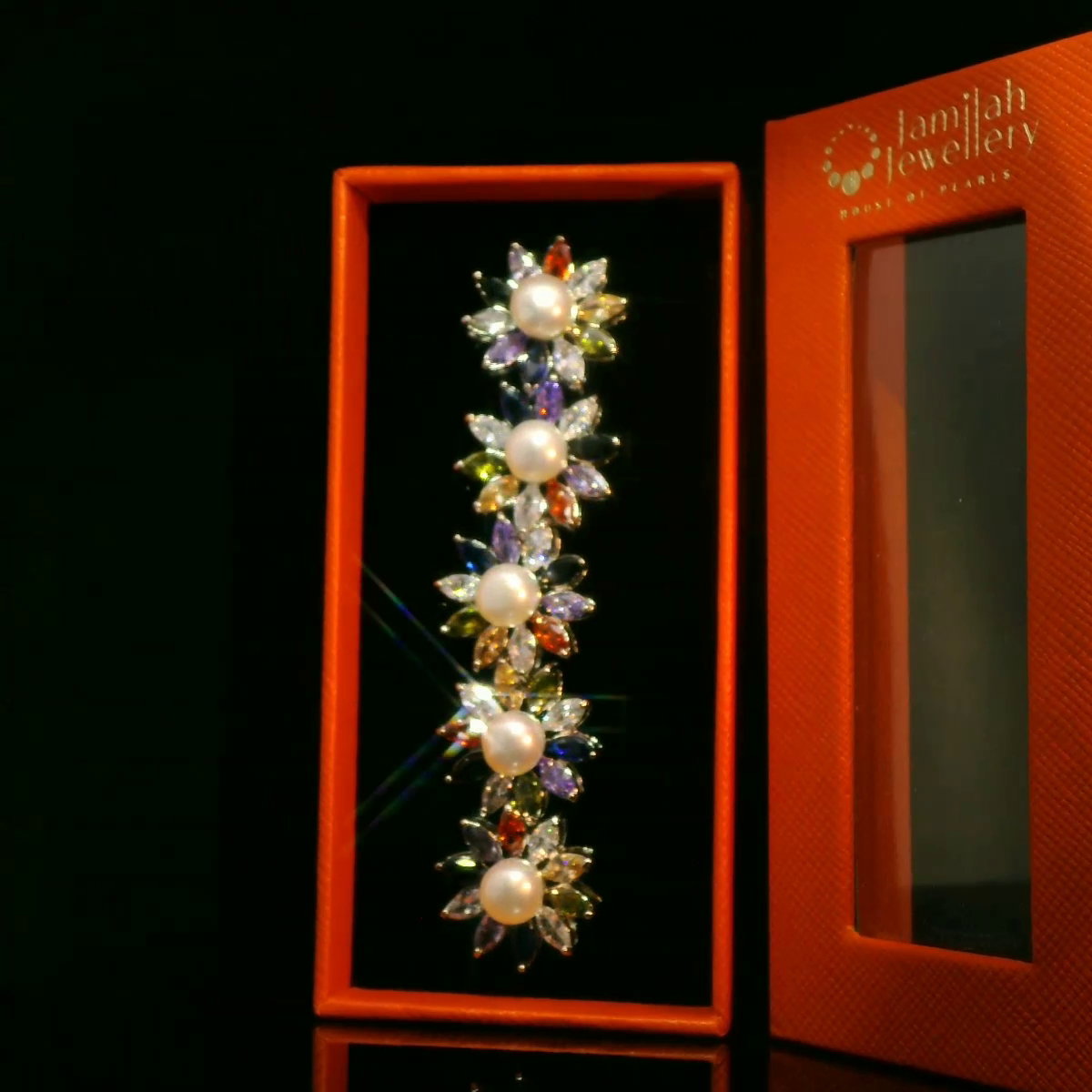 Butang Baju Melayu Multicolor Cubic Zirconia