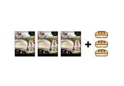 Set C - 3 Pack Mushroom Soup 500gm + 3pcs Garlic Bread 