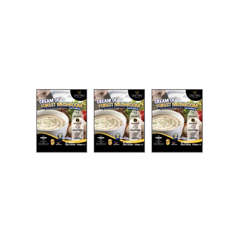 Set D - 3 Packs Mushroom Soup 500gm