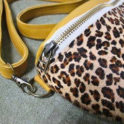 Lyra Moon Bag Animal Print  Yellow