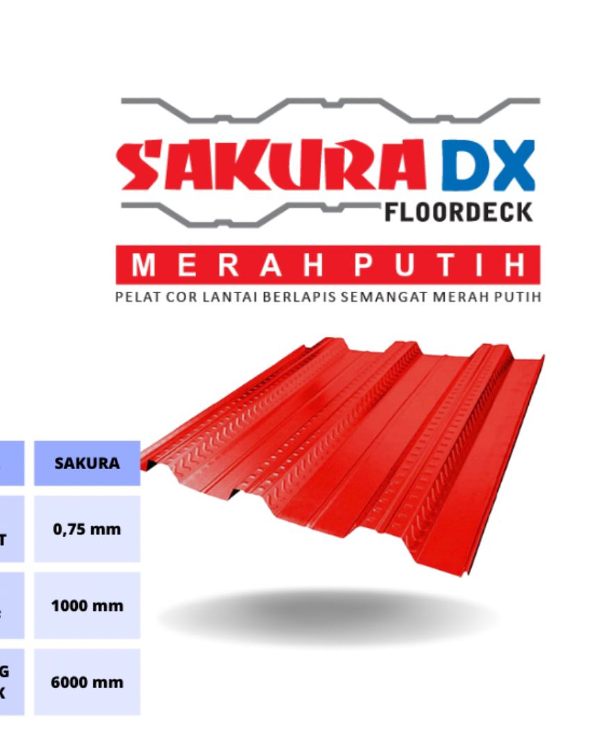 Bondek tipe 1000 / Floordek Sakura DX_4