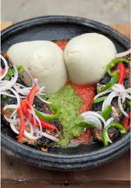 Banku with pepper and shito_0