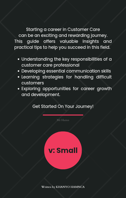 Customer Care Career Kickstart v:Small
