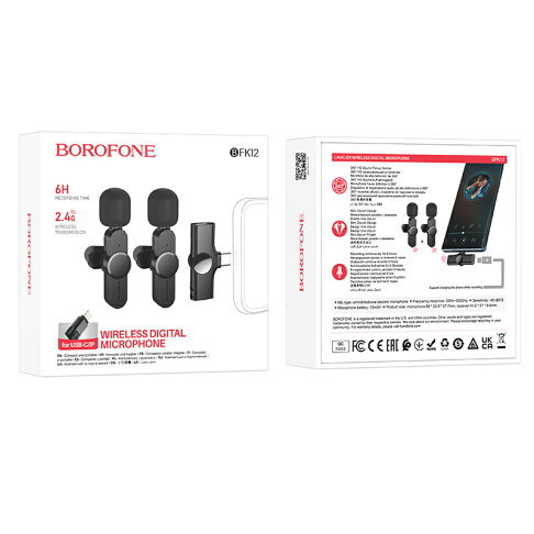 Microphone Sans Fil Borofone BK12 – ARTICLE N°:CAI_0140_0