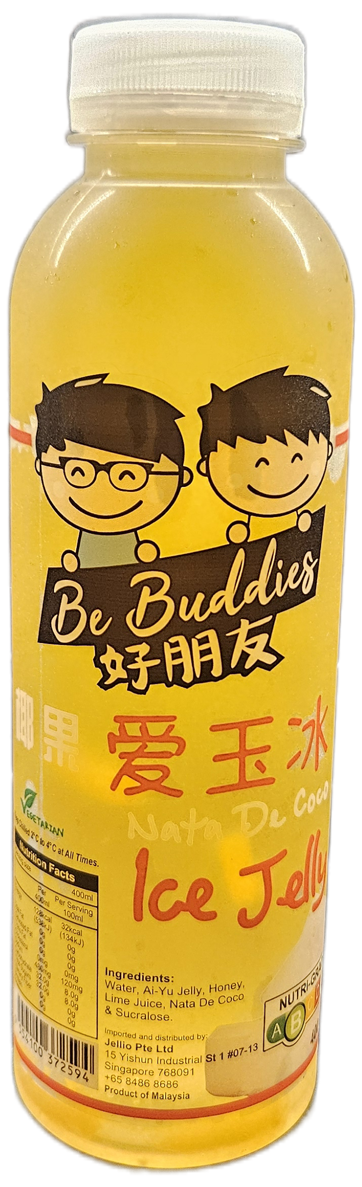 400ml Bebuddies Ice Jelly w Nata De Coco