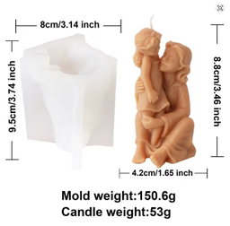 Molde Madre sentada con hija