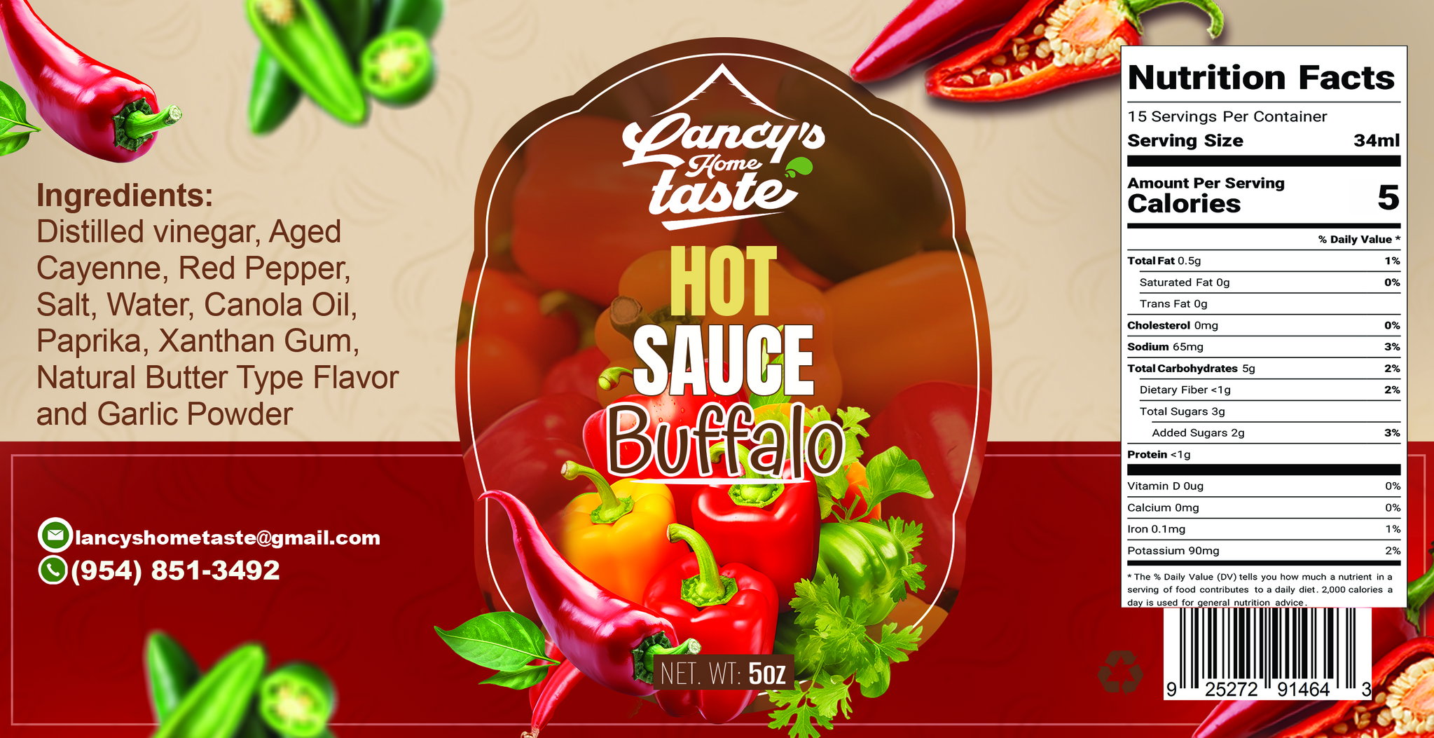 Hot Sauce Label_1