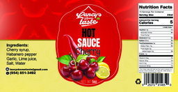 Hot Sauce Label