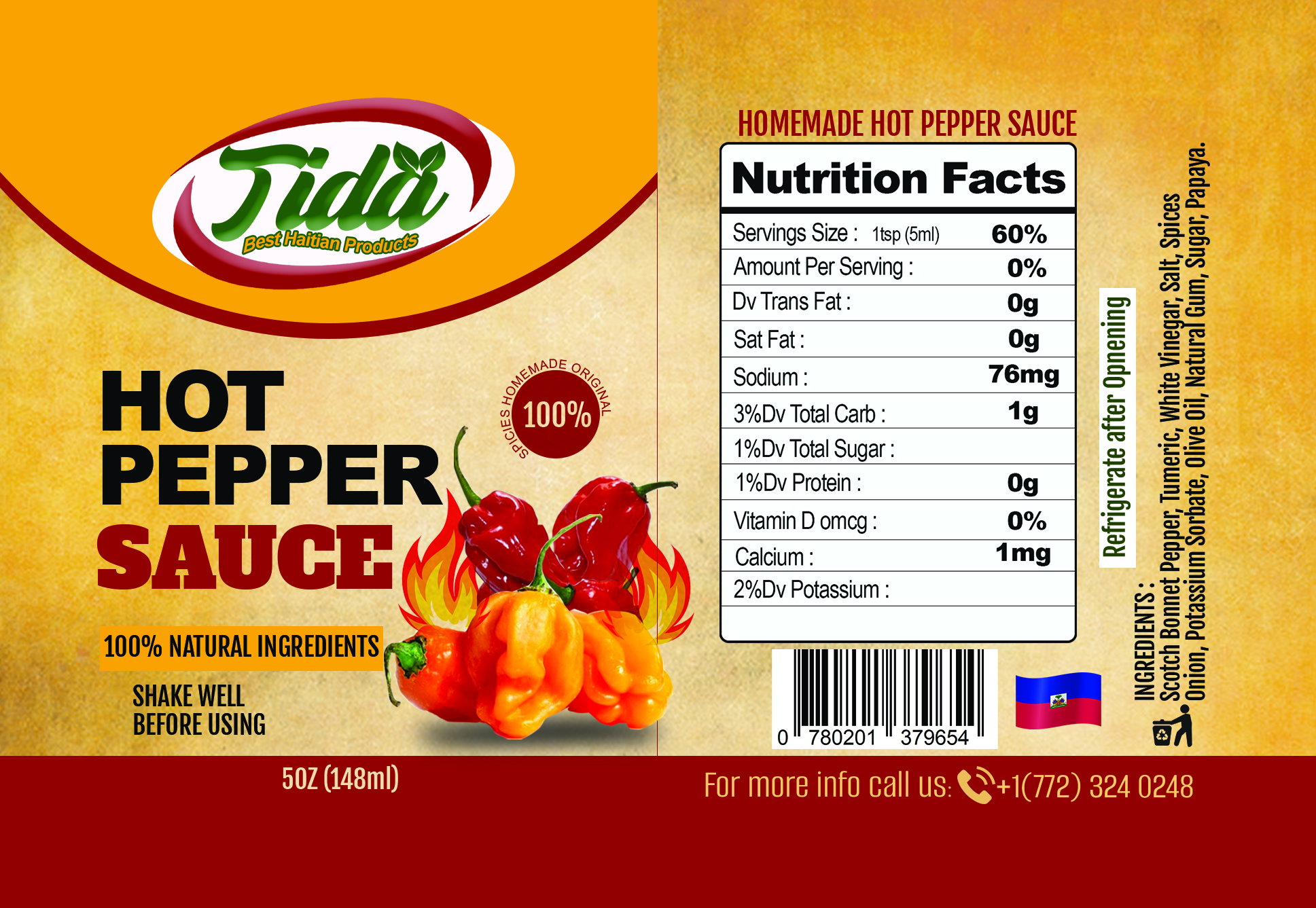 Hot Sauce Label_7