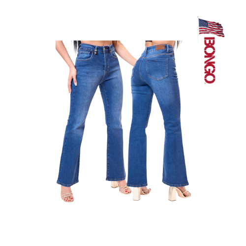 BONGO Women's Midnight Black Straight Jeans_0