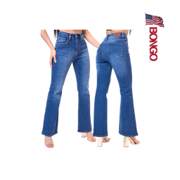 BONGO Women's Midnight Black Straight Jeans