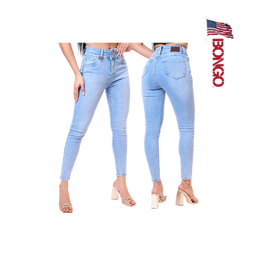 BONGO Women's Light Vintage Wash Straight Jeans