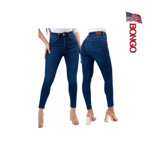 BONGO Women's Classic Indigo Straight Leg Jeans