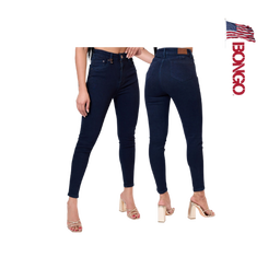 BONGO Women's Jet Black Premium Straight Jeans