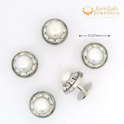 Butang Baju Melayu Mutiara Air Tawar