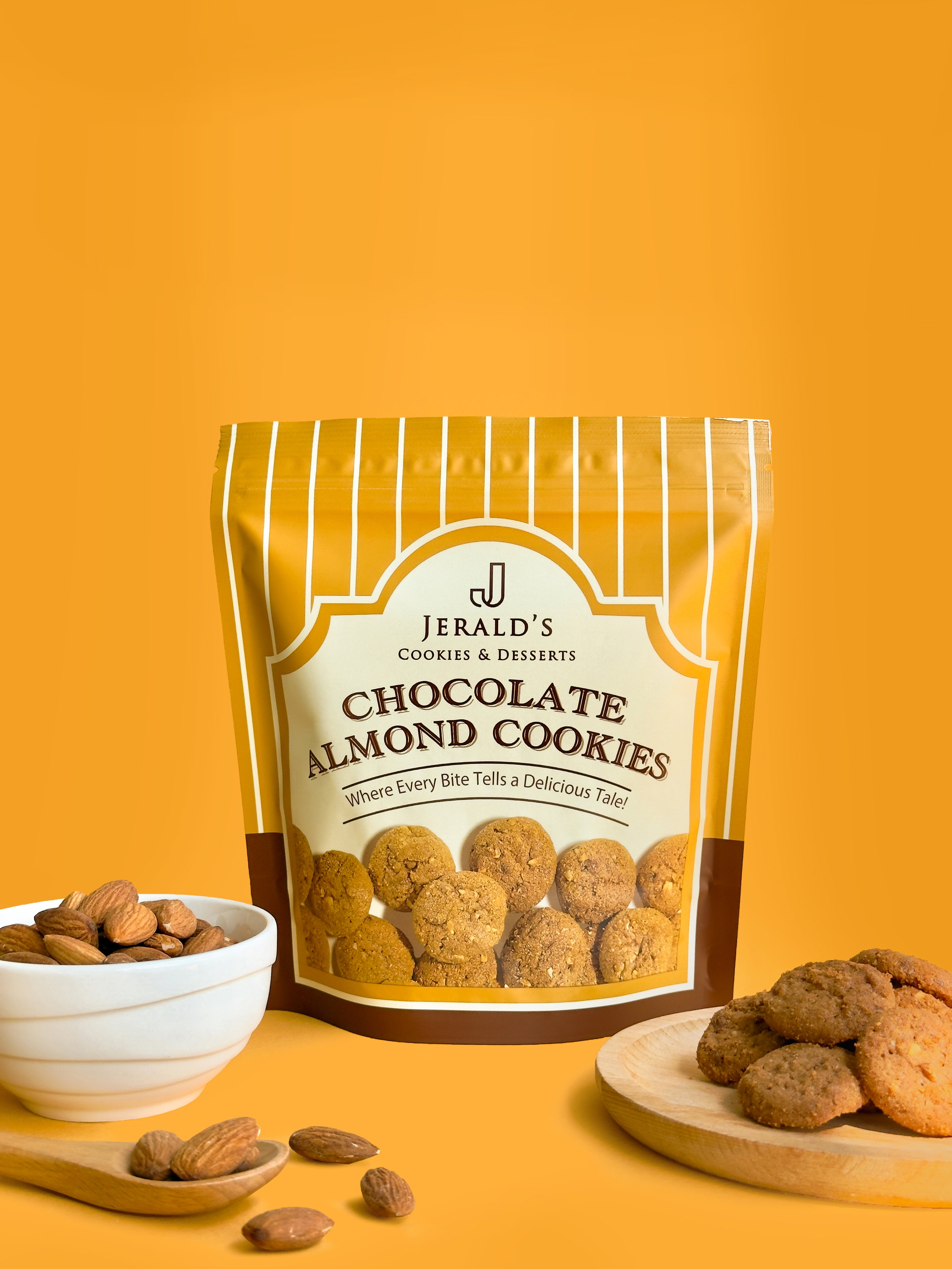 Chocolate Almond Cookies