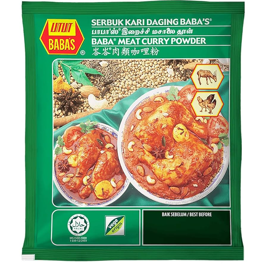 Babas Meat Curry Powder 1KG_0
