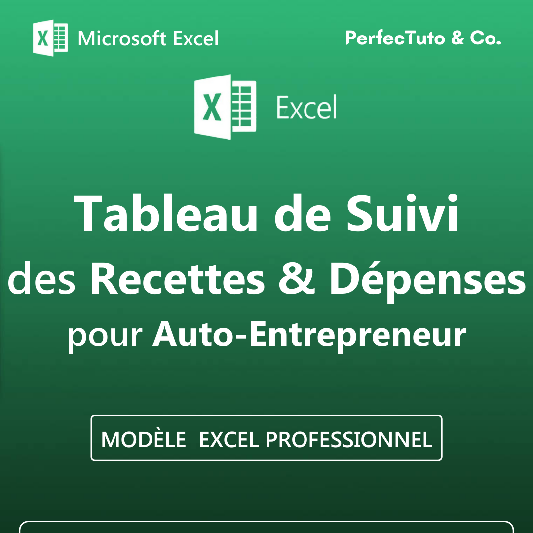 Tableau des Recettes et Dépenses pour Auto-Entrepreneur