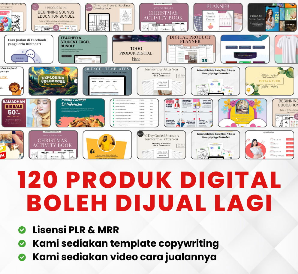 120 produk digital bisa dijual kembali