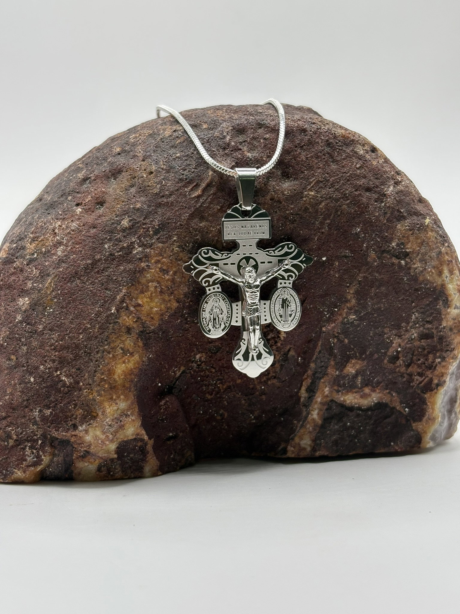Dije Cruz del Perdón Silver_0