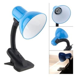 Lámpara de mesa con clip