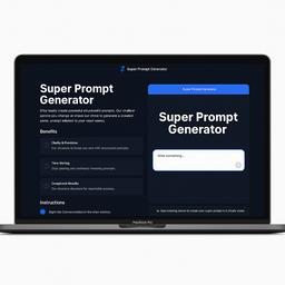 Super Prompt Generator App (Lifetime Access)