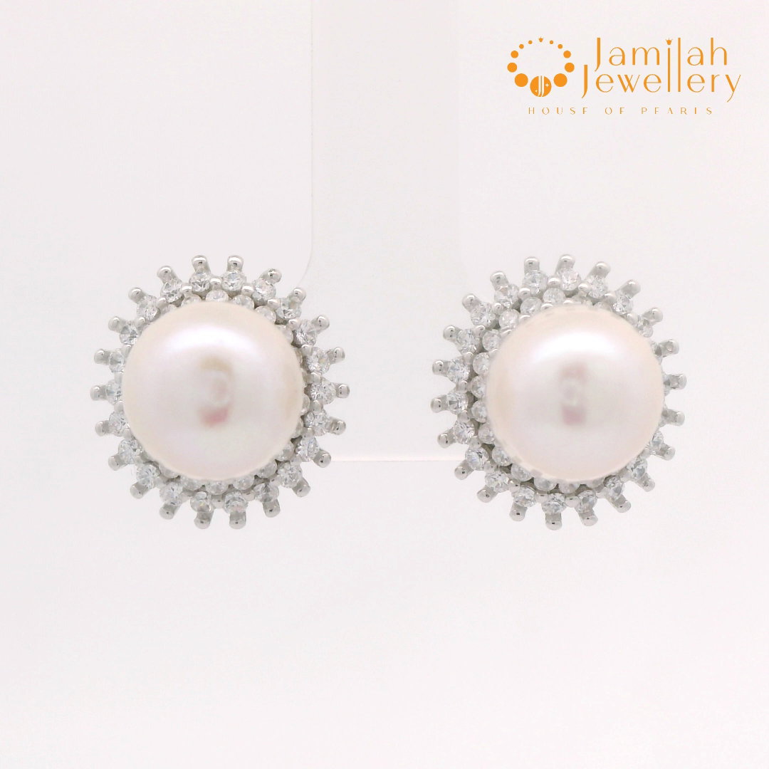 Silver 925 Pearl Earring