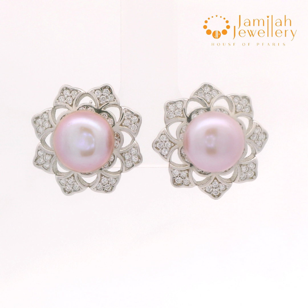 Silver 925 Pearl Earring