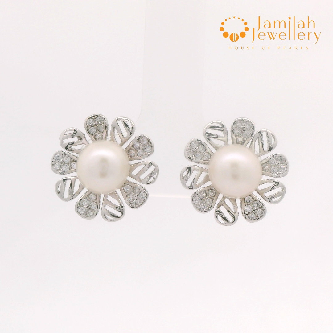 Silver 925 Pearl Earring