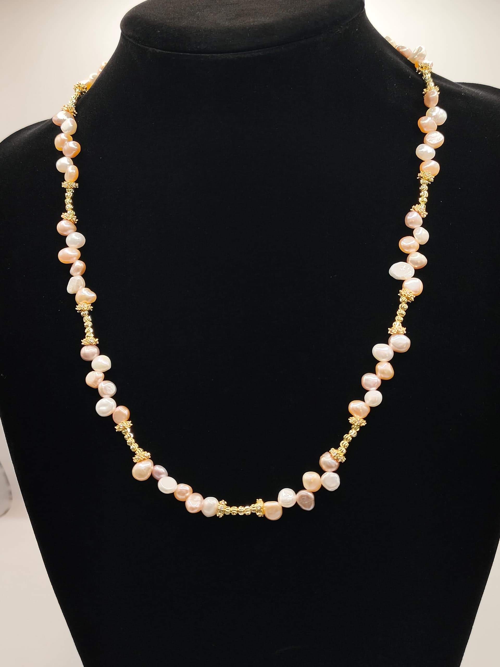 Multicolor Keshi pearls Necklace_0