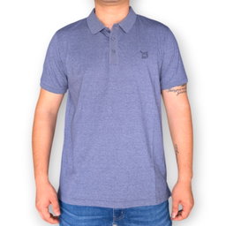 Denim & Devils Polo Neck T-Shirt for Men