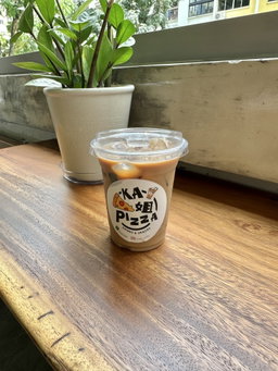 Grass Jelly Milk Tea