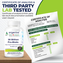 ORGANIXS 30 BILLION PROBIOTIC