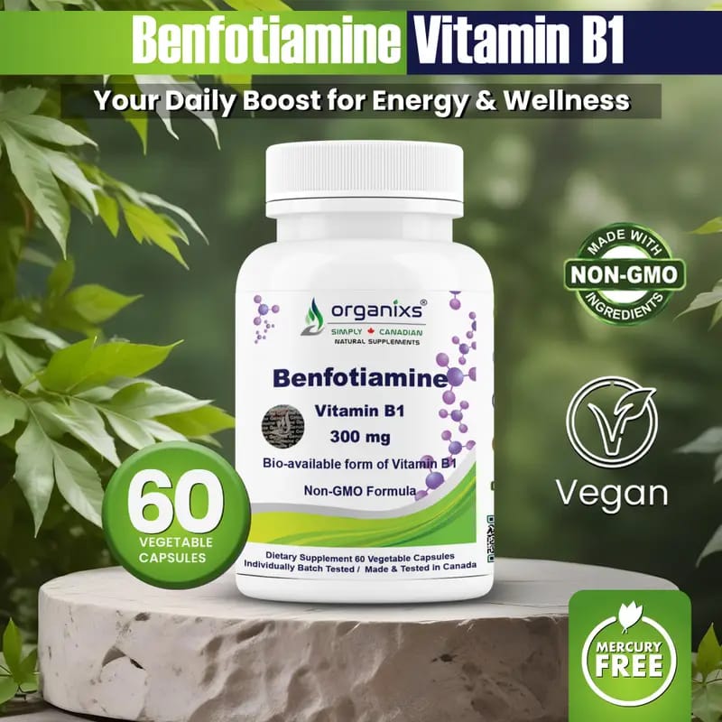 ORGANIXS VITAMIN B1 BENFOTIAMINE 300mg_2