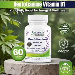 ORGANIXS VITAMIN B1 BENFOTIAMINE 300mg