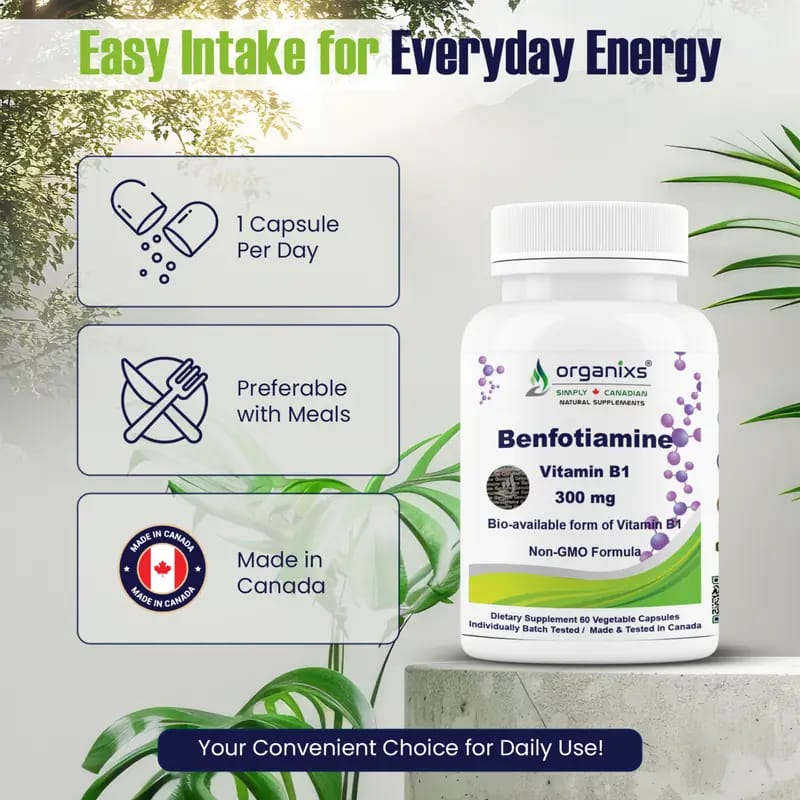 ORGANIXS VITAMIN B1 BENFOTIAMINE 300mg_7