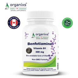 ORGANIXS VITAMIN B1 BENFOTIAMINE 300mg
