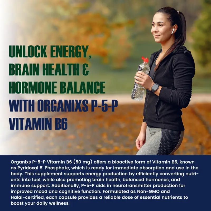ORGANIXS VITAMIN  B6 P-5-P (Pyridoxal-5-Phosphate)_7
