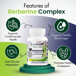 ORGANIXS BERBERINE COMPLEX 1250mg