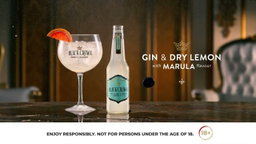 Black Crown Spirit Cooler, Gin & Dry Lemon with Marula
