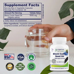 ORGANIXS BLACK SEED OIL 1000mg