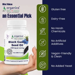 ORGANIXS BLACK SEED OIL 1000mg
