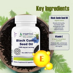 ORGANIXS BLACK SEED OIL 1000mg