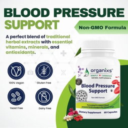 ORGANIXS BLOOD PRESSURE SUPPORT