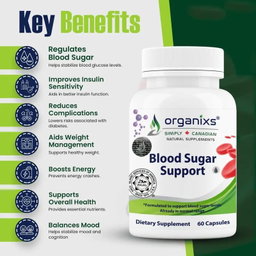 ORGANIXS BLOOD SUGAR SUPPORT
