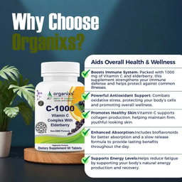ORGANIXS VITAMIN C-1000mg