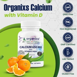 ORGANIXS CALCIUM 650mg