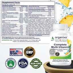 ORGANIXS COMPLETE MULTHIVITAMIN