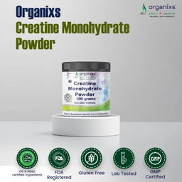 ORGANIXS CREATINE MONOHYDRATE POWDER 300g
